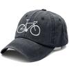 Soft Top Washed Cotton Women's Baseball Cap For Men's Fashion Bicycle Embroidery Dad Hat Sport Golf Caps Hats