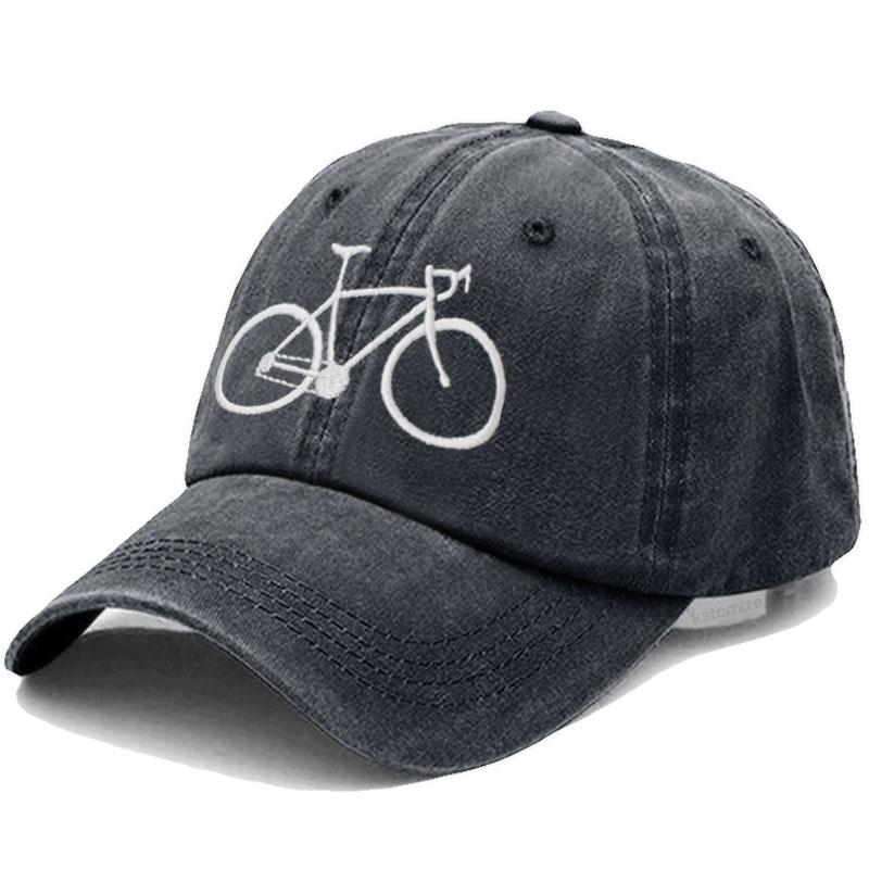 Soft Top Washed Cotton Women's Baseball Cap For Men's Fashion Bicycle Embroidery Dad Hat Sport Golf Caps Hats