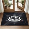 Sunderland Design Crystal Velvet Rug Soft Decorative Mat for Bedroom Entrance