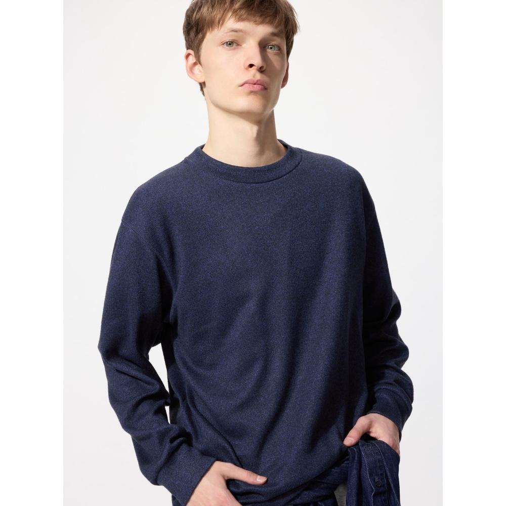 Uniqlo SofT KniT Fleece Crew Neck T