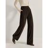 Inman Women's Double-Sided Chenille Straight-Leg Pants