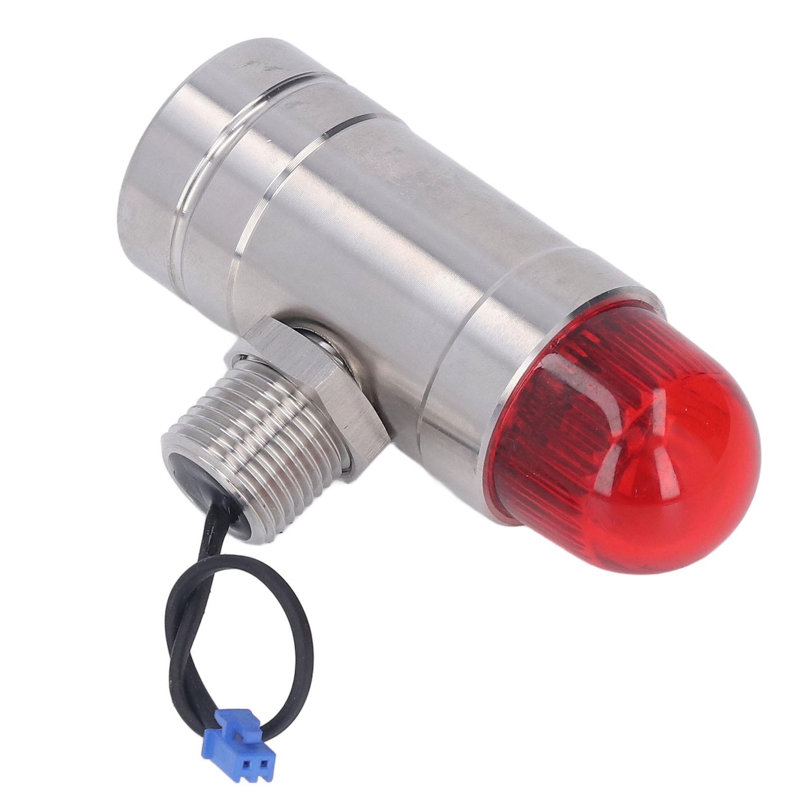 

G1 2 Thread Sound Light Alarm Lamp Stainless Steel Waterproof Anti Explosion Industrial Warning Light DC24V