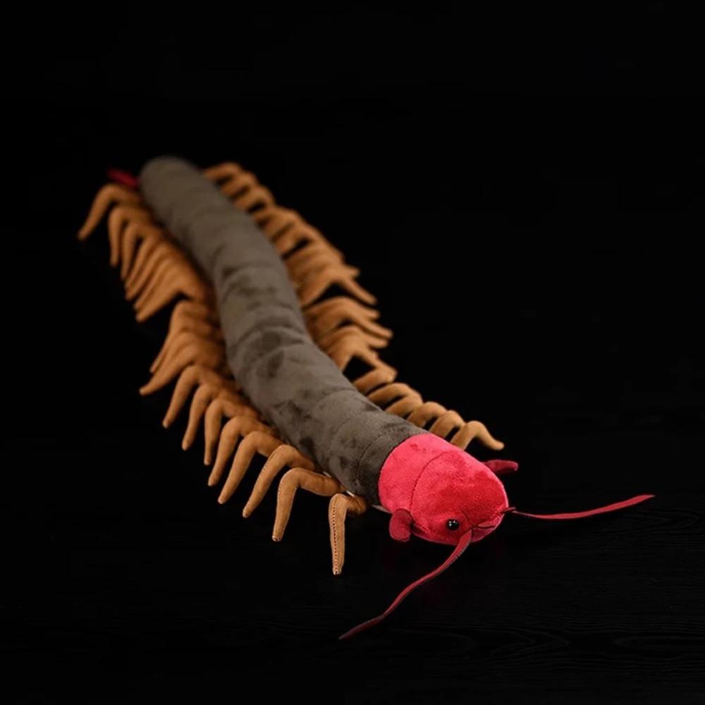 10 CM High Realistic Centipede Plush Toy Soft Scolopendra Heros Stuffed Animal Toys Arthropod Doll Gifts