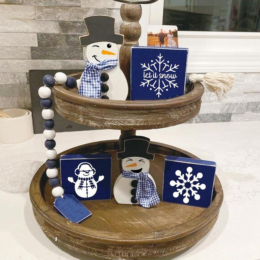 60pcs Christmas Stencils for Painting on Wood 3 Inch Small Nativity Ornament Reusable Holiday Xmas Drawing Stencil Templates for Wood DIY Crafts Card