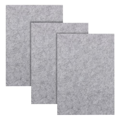 BACISEN Felt Sheets, Felt Pads, Large, 30 x 21 cm, Thick, Furniture Mats, Adhesive Felt Sheets, Scratch Prevention, Noise Reduction, Furniture Protect