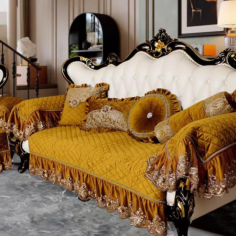 Sofa Cushion, Universal In All Seasons, Non-Slip, Light Luxury, High-End Thickened Seat Cushion, Sofa Cover, Backrest Towel, Cover Cloth, New Model