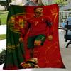 Football Player Printed Blanket Cozy Warm Blanket For Couch Bed Office Travel And Outdoor Activities