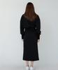 AWESOME STUDIO Women'S Sweat Long Skirt Black