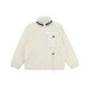 New Balance Lifestyle Casual Collection Velvet Jackets Unisex White Stand Collar Moderate AMJ13393-MSU
