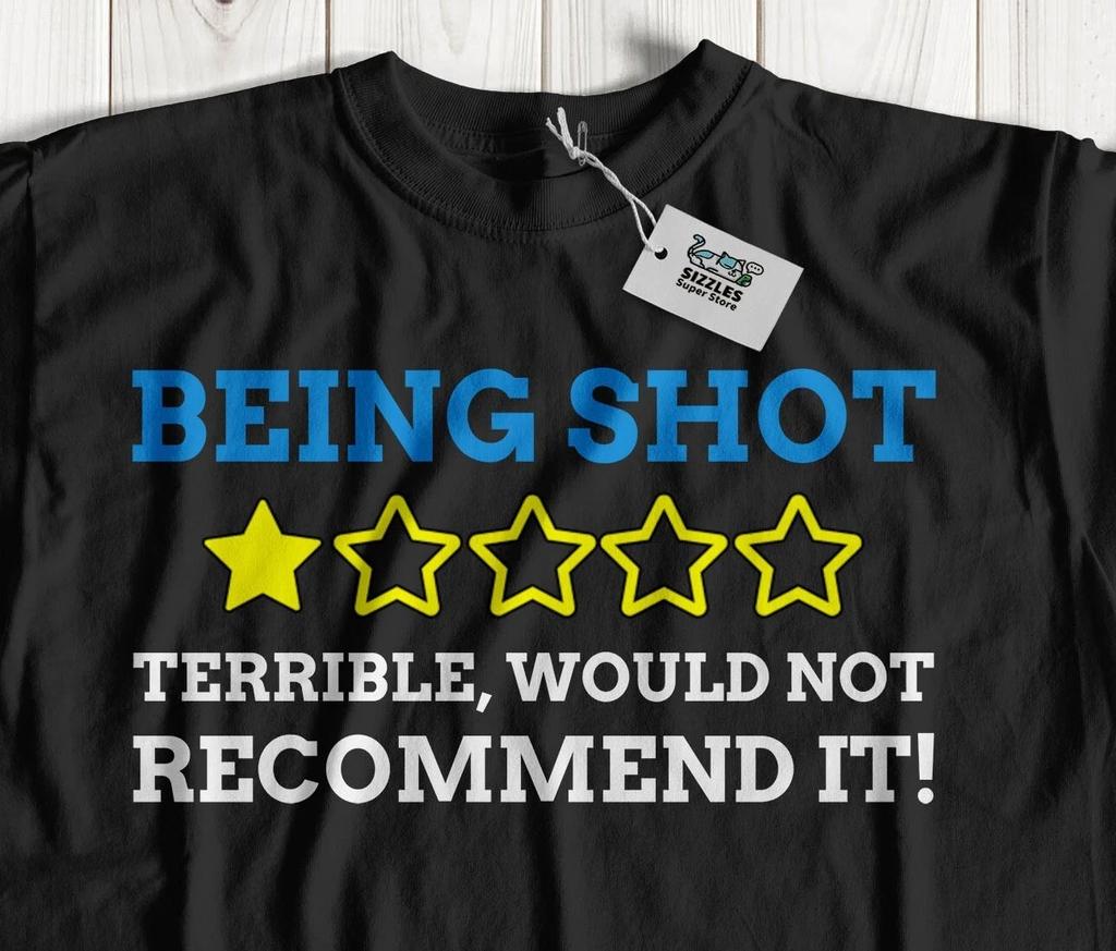 Unisex Funny Being Shot T-Shirt Joke Shots Fired Military, Squady And Army Gifts