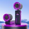 Portable Mini Handheld Fan: Silent, High-Wind Air Conditioner with Semiconductor Cooling