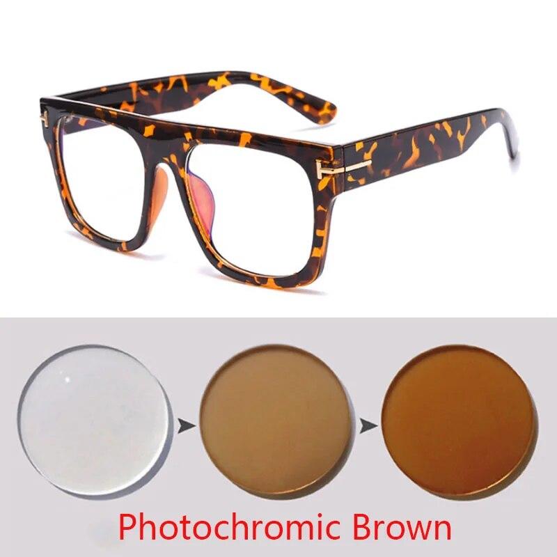 Oversized Glasses Men Luxury Steampunk Big Hyperopia Women Reading Photochromic Prescription 0 +0.5 +1.0 +2.0 To +6.0