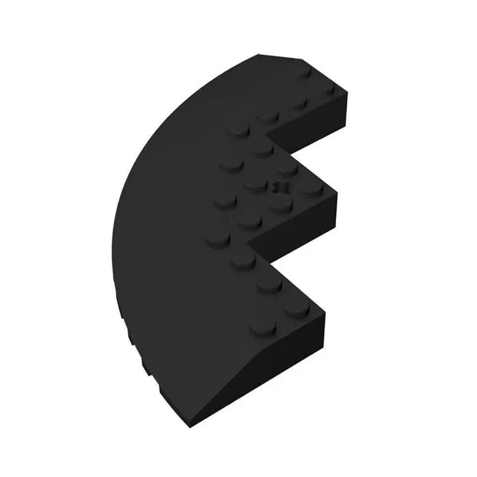 10pcs MOC Compatible 58846 Building Block Accessories 10x10 Inclined Circular Corner DIY Create Children's Toys