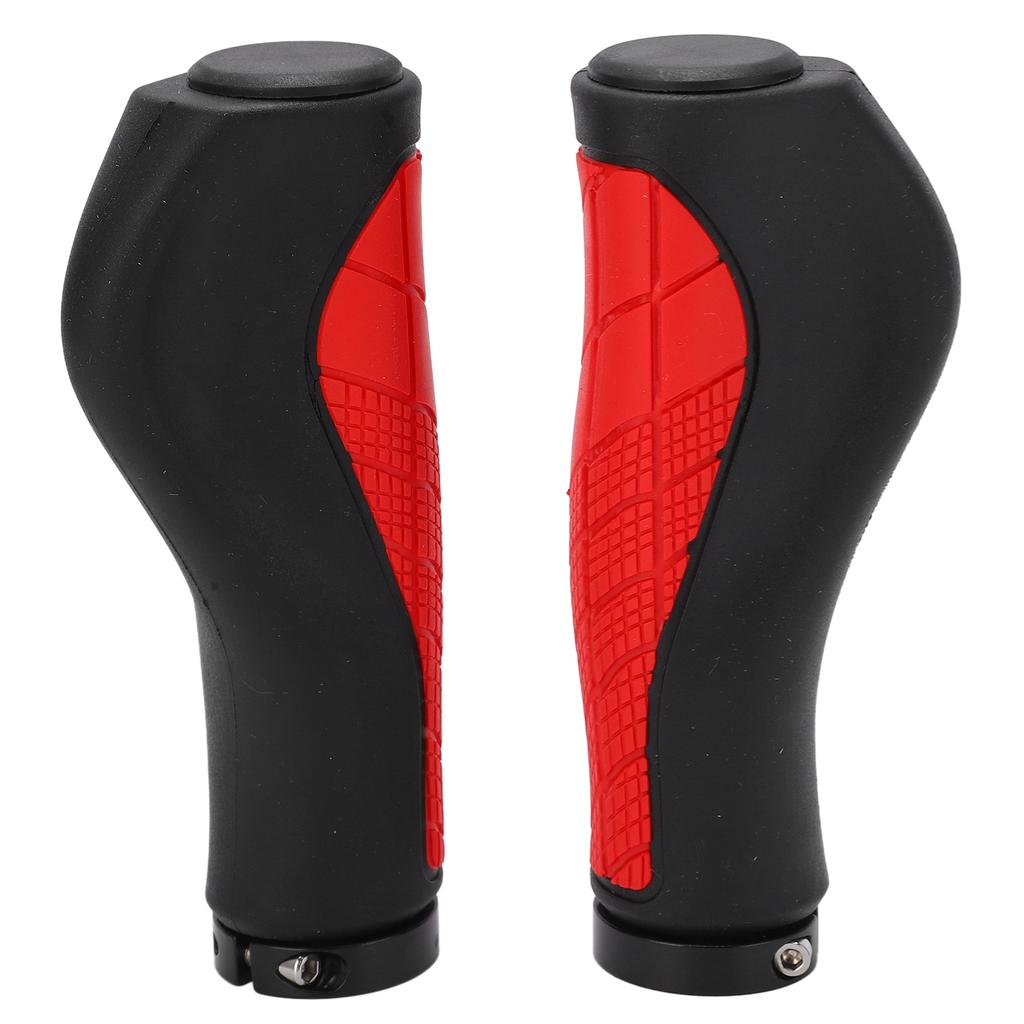 1 PairCelsiusset Bike Handlebar Cover Grips with Alloy Double Lock Anti Slip Cycling Handle Grip