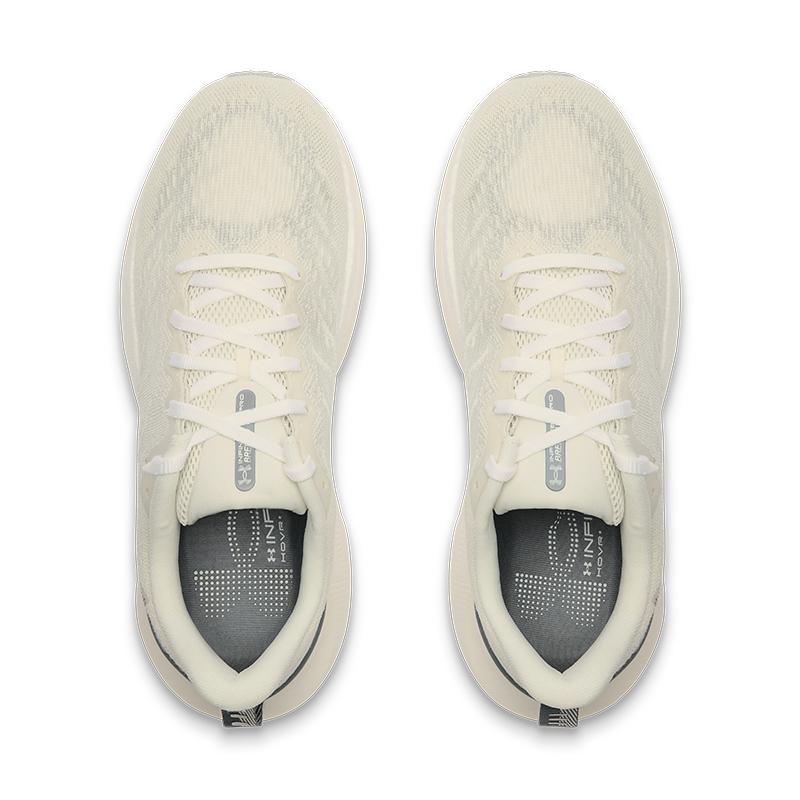 Under Armour HOVR Infinite Pro Breeze - Biały Kwarc Męskie Sneakersy Kremowy Mod-Szary Żwir 3027187-302