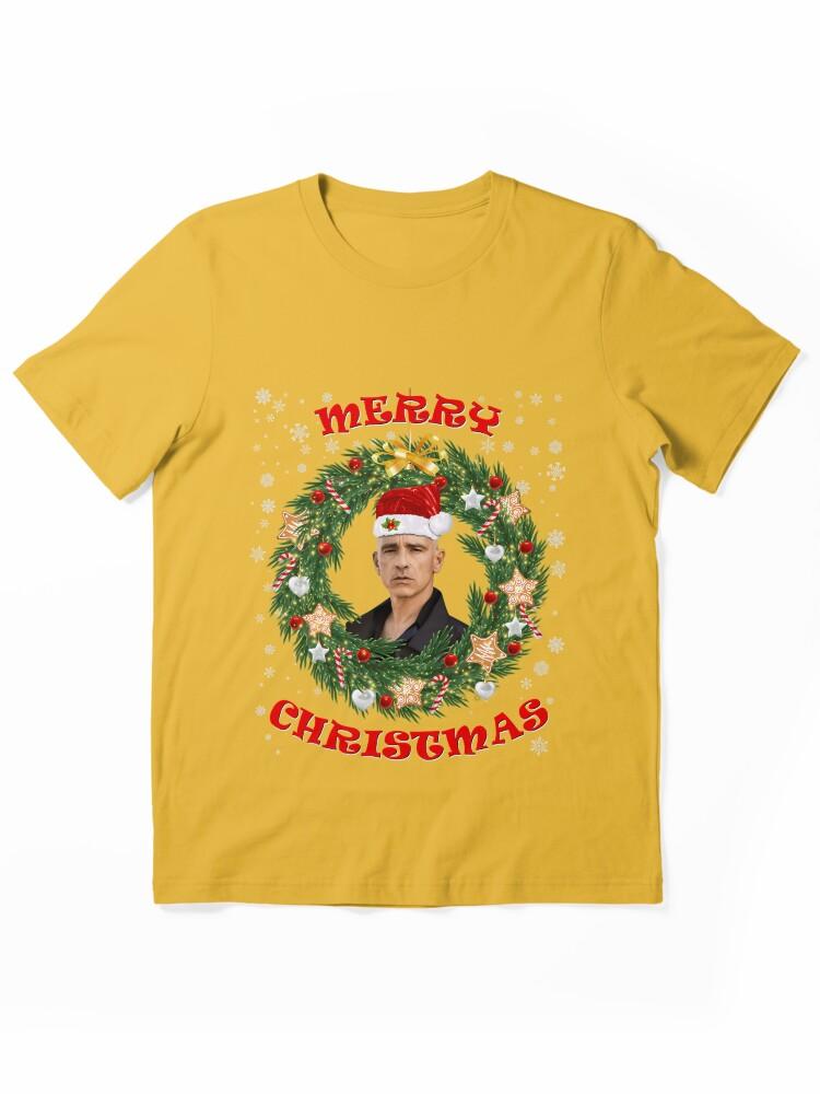 Eros Ramazzotti Merry Xmas Eros Santa Hat and Christmas Wreath Essential Unisex T-Shirt