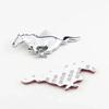 Car Sticker 15.5x6 CM Emblem Sticker for Ford Focus Mondeo Shelby GT350 Zinc Alloy Car Front Hood Grille Body Badge Horse Decals