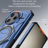 KEYSION Shockproof Magnetic Case for POCO F7 Pro 5G Upright Live Metal Ring Stand Phone Back Cover for Xiaomi POCO F7 Ultra 5G