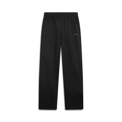 Simple Fashionable Versatile Comfortable Mid-Waist Straight Leg Casual Pants Women Bottoms Black AKLVC16-4
