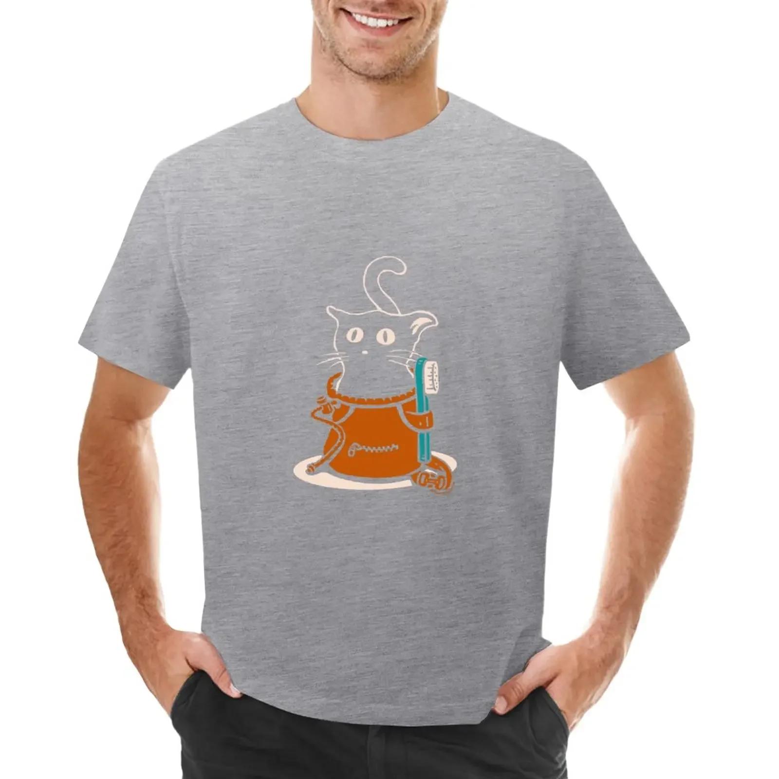 

Cat in a Chalk Bag Rock Climbing TShirt quick drying customizeds Mens tshirts S