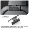 For Tesla Model 3 Highland Model Y Juniper Model YL 2026 Hidden Folding Seat Hook ABS Car Backrest Hook Glove Box Storage Hooks