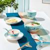 Gonghe Jingpin A Thousand Li Rivers and Mountains 16-Piece Ceramic Dinnerware Set