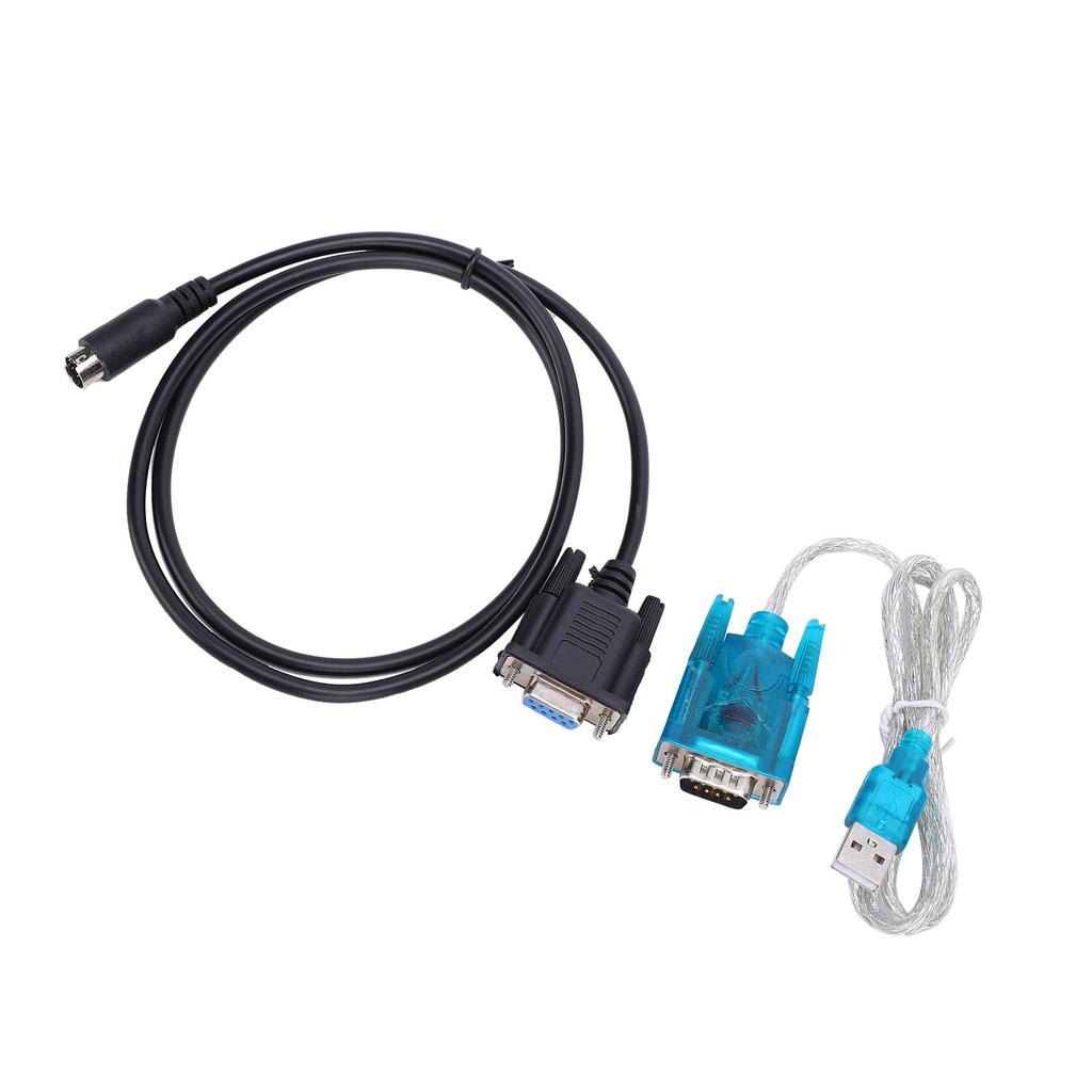 Adapterkabel USB auf 232 Kabel SPS Kommunikationskabel MD8 Rundstecker Dediziert Schwarz