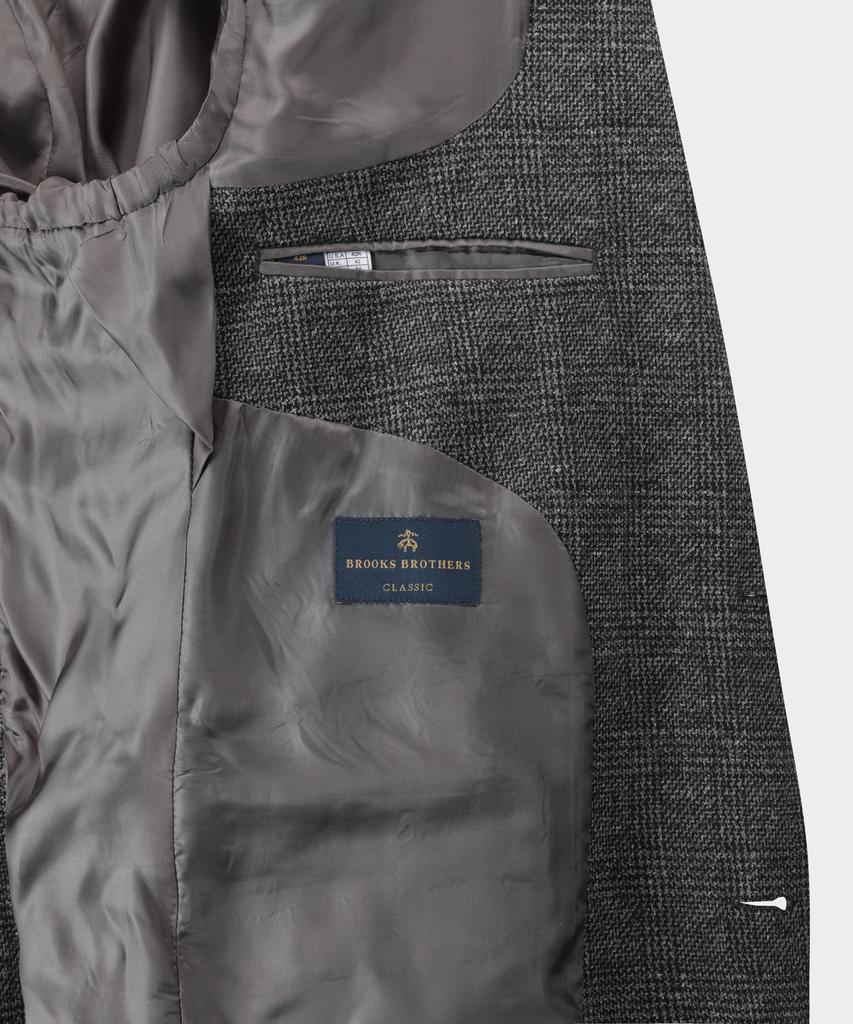 Brooks Brothers Check Knit Jacket (Grey) (Bbjsmff302)
