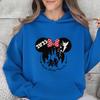 Disney Mickey and Minnie Family Vacation Print Multi-color Available Spring and Autumn Hoodie, Disney Journey Top for Girls