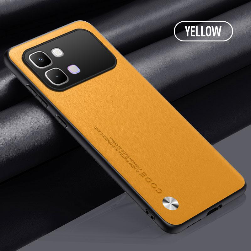 

EUCAGR Luxury PU Leather For infinix Note edge TPU Silicone Shockproof Phone Case Back Cover For infinix Note edge Bumper Fundas infinix Note edge жовтий