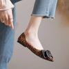 Shoes for Women with Bow Pointed Toe Low Heel Elegant Dress Non Slip Genuine Mark High Quality Fashion Vacation Woman Flats Shoe