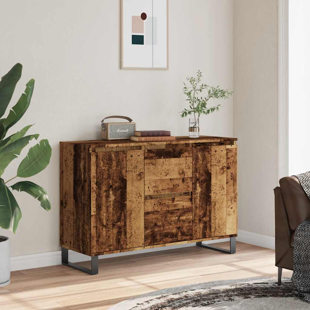 Vidaxl Szafka, Stare Drewno, 104X35X70 Cm, Materiał Drewnopochodny