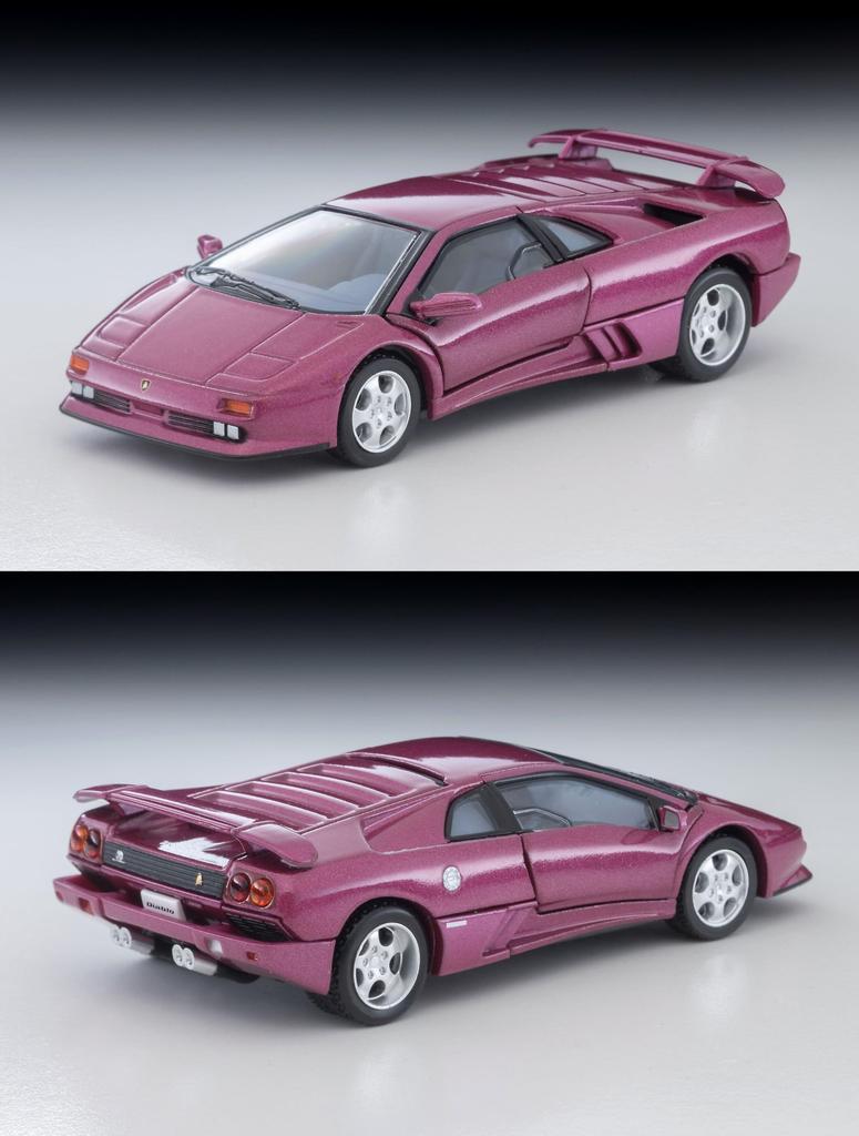 TOMYTEC Tomica Limited Vintage Neo LV-N Lamborghini Diablo SE30 Purple Metallic 335559 1/64 Scale Diecast Supercar Model Car