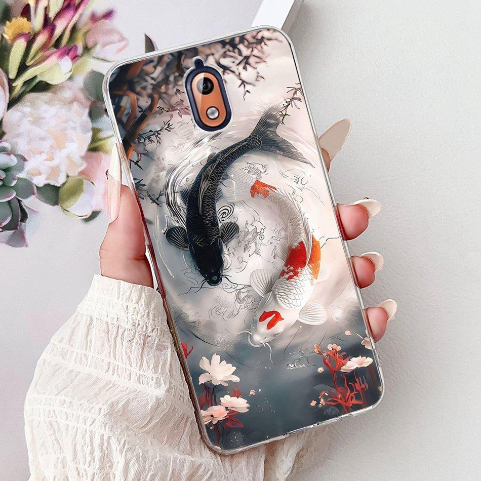 For Nokia 3.1 Nokia3 Cool Dragon Tiger Painted Phone Case For Nokia 3 Nokia3.1 Soft Silicone TPU Cases