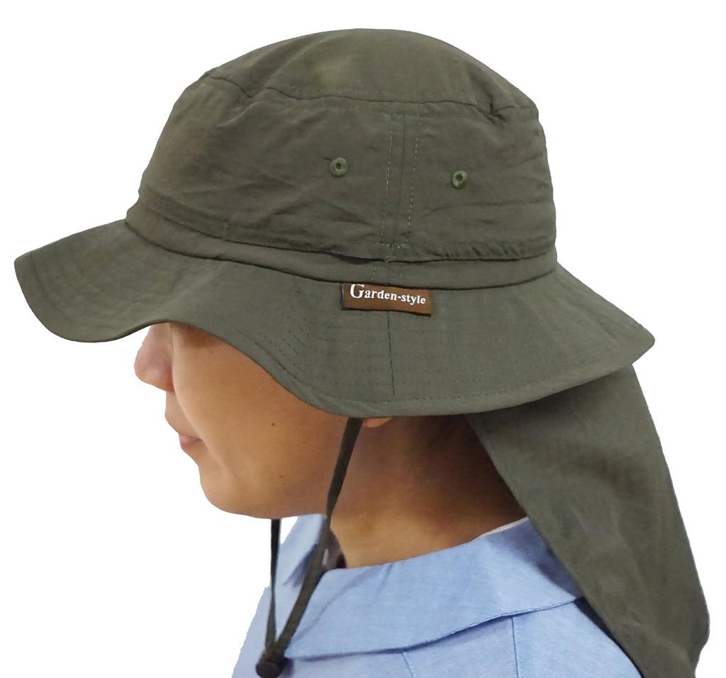 Chapéu de Segurança 3 com Malha Ativa Khaki para Jardim, Repelente à Água, Protetor Solar, Interior, Unissex,