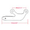 Helmet Lock For KAWASAKI Z650 NINJA 650 2017-2023 Z 650 Z-650 Motorcycle Accessories Rear Passenger Footrest Bracket Anti-theft