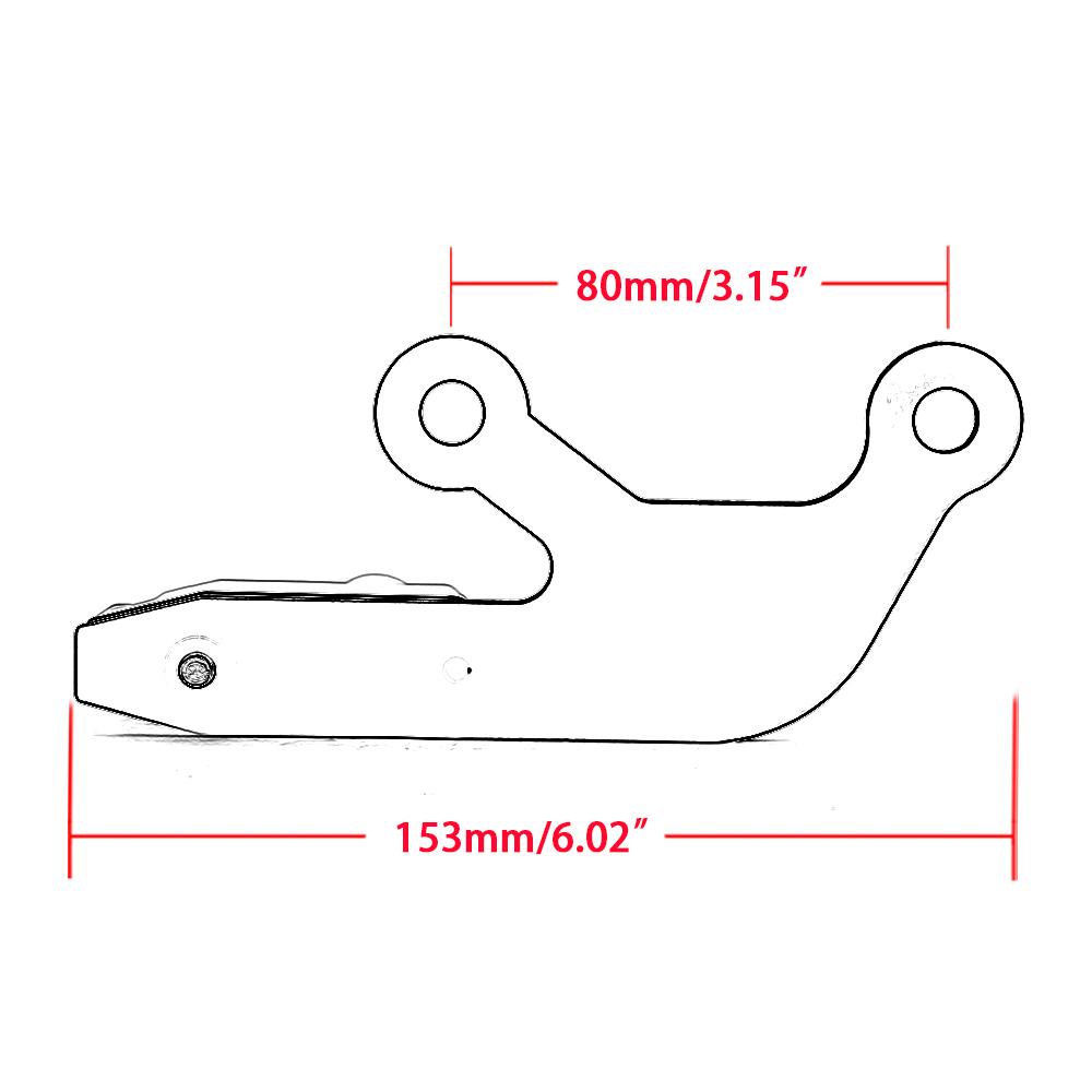 Helmet Lock For KAWASAKI Z650 NINJA 650 2017-2023 Z 650 Z-650 Motorcycle Accessories Rear Passenger Footrest Bracket Anti-theft