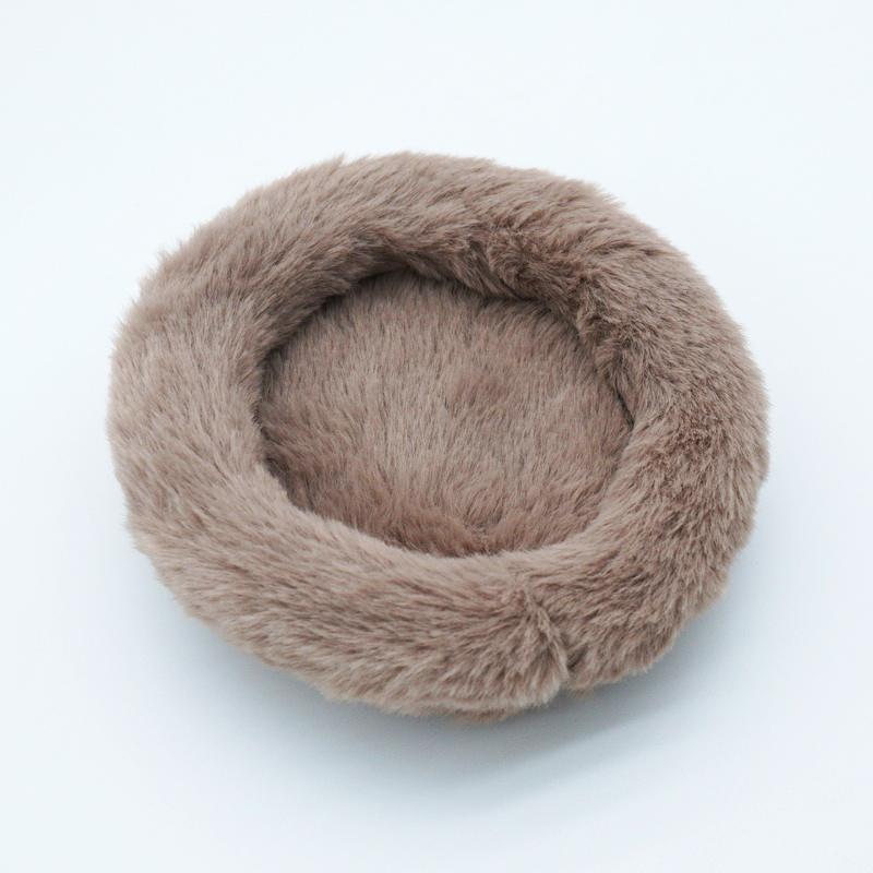 

Autumn Winter Round Warm Hamster Nest Mat Bed for Small Animals Hedgehog Squirrel Mice Rats Guinea Pig Cushion Bed Pet Products S-9x9cm коричневый