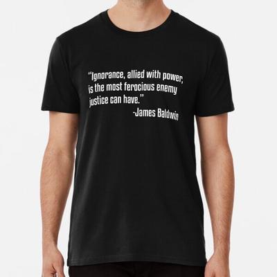 Storia Nera Citazione di James Baldwin Dalla S alla 5XL Prodotta in AU/USA Maglietta
