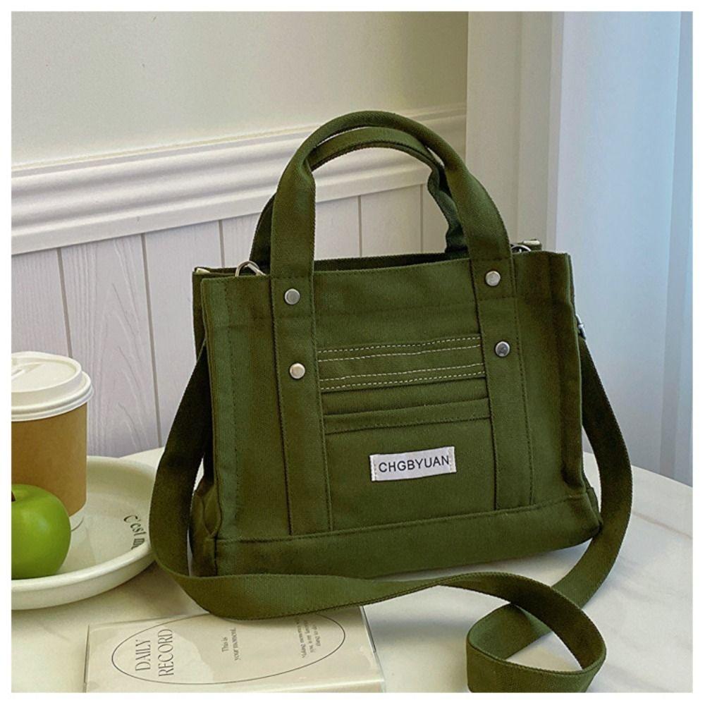Handbag Canvas Bag Simple Cloth Crossbody Bag Casual Shoulder Bag  Boys