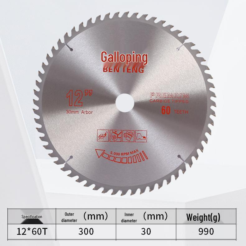 Benton Alloy Sharp Saw Blade for Wood and Metal Cutting