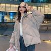 Thickened Short Puffer Coat Women Loose Korean Style Winter Jacket Warm Cotton Padding