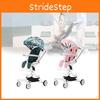 Ultra Kids Stroller Lightweight Foldable Convertible Seat One Rotation Button