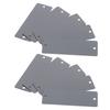 10pcs Stainless Steel Name Plate 70X25Mm Blank Metal Tags For Engraving Diy Industrial Machinery Signage Craft