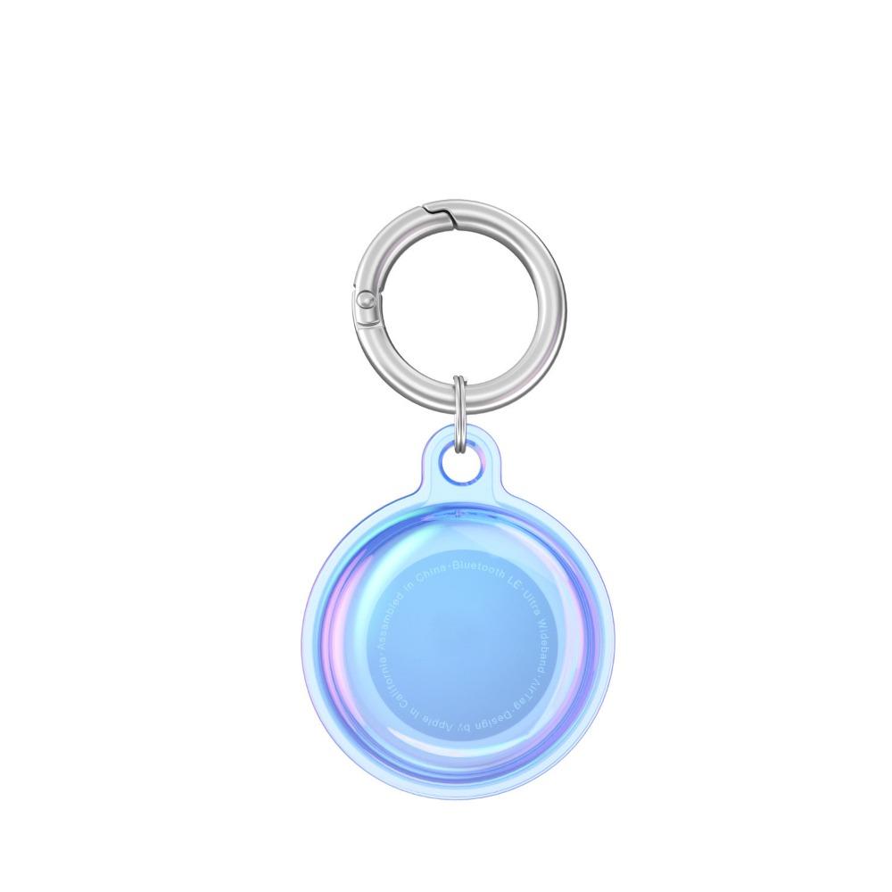 Anti-lost Protective Cover TPU Tracker Device Case Creative For AirTag Case Dazzling-Blue