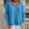 2026 Popular Hooded Lightweight Sun Protection Knit Sweater