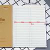 24K Cowhide Math Notebook A5 - Eye Protection for Elementary Arithmetic Practice