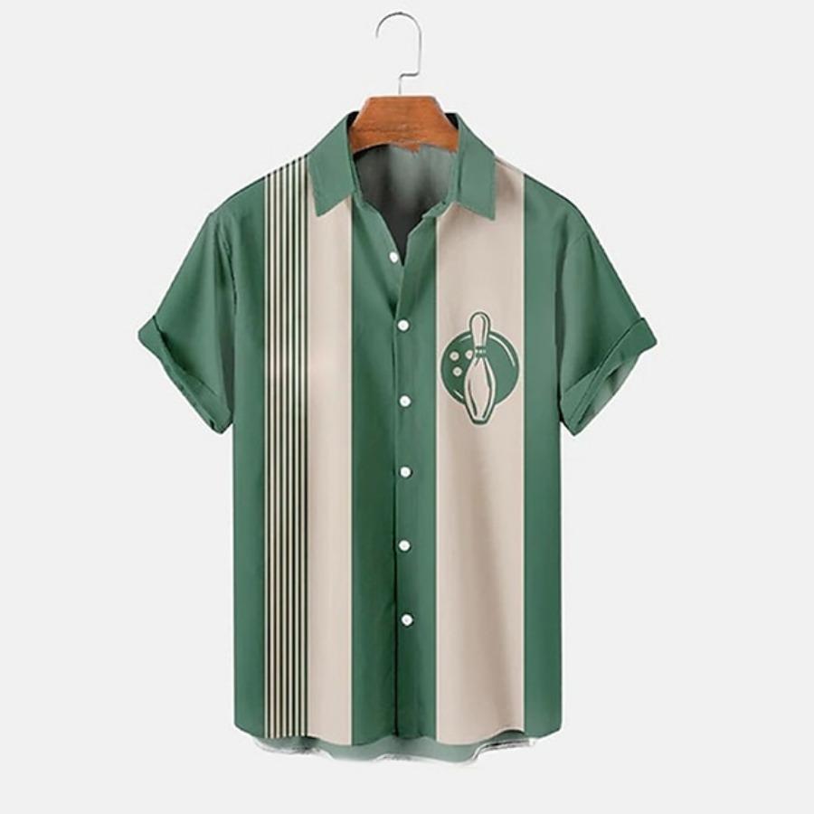 

Боулінг М яч 3D Друк Лацкан Чоловіча Сорочка Повсякденна Мода Сорочки з Довгим Рукавом На Ґудзиках Вуличний Одяг Оверсайз Унісекс Одяг S