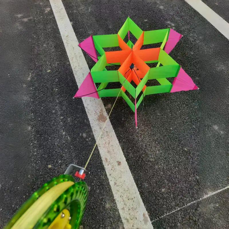 New Style 3D Plum Blossom Kid-friendly Kite, Easy To Fly, Ideal for Beach Park Picnics, Perfect Travel Companion
