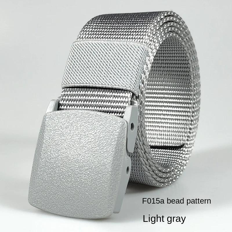 Black Automatic Buckle Nylon  Belt  Waist Canvas Belts Outdoor Strap Travel Sports Belt for Men and Women